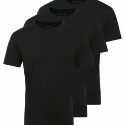 Pier One Hombre 3 PACK - Camiseta Básica - Black -Ofertas Pier One Tienda 005c814e690b4d8d8ed1c6e6ed983c29