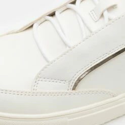 Pier One Hombre Zapatillas - White/gold-coloured -Ofertas Pier One Tienda 01afd682b6694d69ae5afcf996ec847e