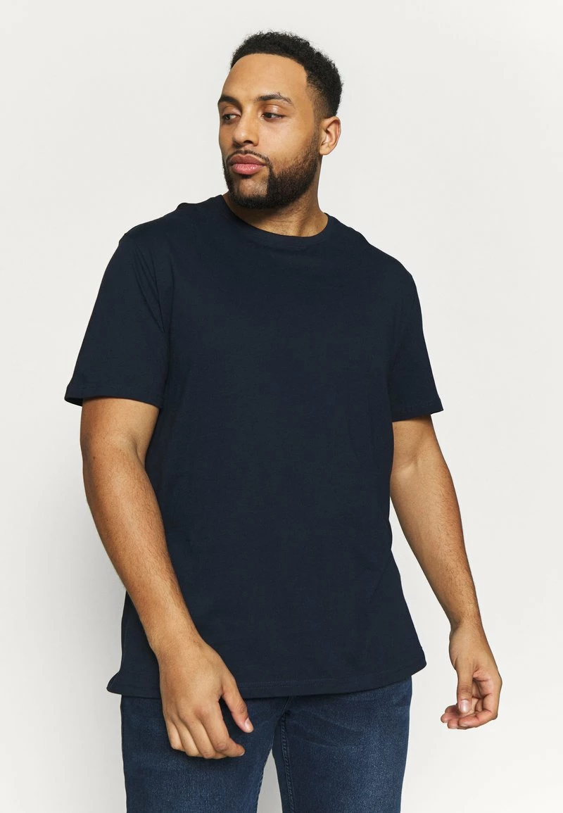 Pier One Hombre 2 PACK - Camiseta Básica - Dark Blue/bordeaux 6 Pier One Hombre 2 PACK - Camiseta Básica - Dark Blue/bordeaux - Imagen 4