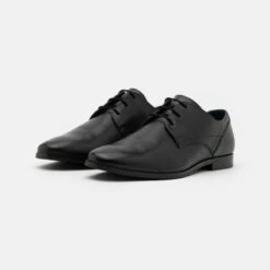 Pier One Hombre LEATHER - Zapatos Con Cordones - Black -Ofertas Pier One Tienda 0510f549f0754248858638206b3f82f3