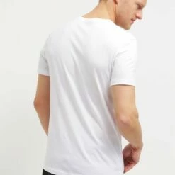 Pier One 2 PACK - Camiseta Básica - White/black, Hombre -Ofertas Pier One Tienda 062237564b764637b10606287ecebc14