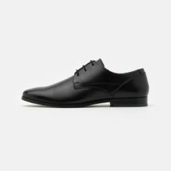 Pier One Hombre LEATHER - Zapatos Con Cordones - Black -Ofertas Pier One Tienda 063e11c82a7c428d9302ae8d167f031e