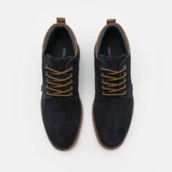 Pier One Hombre LEATHER - Botines Con Cordones - Dark Blue -Ofertas Pier One Tienda 0669804b314a48018462823ddd372def