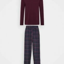 Pier One Hombre Pijama - Bordeaux/dark Blue