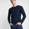 Pier One Hombre Camiseta De Manga Larga - Dark Blue