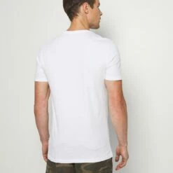 Pier One 7 PACK - Camiseta Básica - White, Hombre -Ofertas Pier One Tienda 06de93fe02e54e4393a57063dcac320c