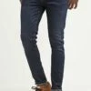 Pier One Hombre DISTRESSED DENIM SLIM FIT - Vaqueros Slim Fit - Dark Blue Denim -Ofertas Pier One Tienda 0763beb762b0496ca289f6686c5278cd