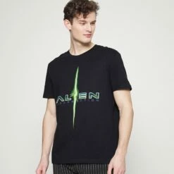 Pier One Hombre Camiseta Estampada - Black