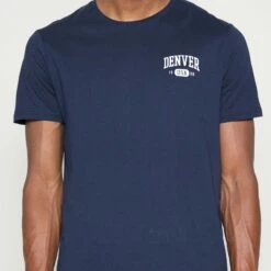 Pier One Hombre GRAPHIC T-SHIRT - Camiseta Estampada - Dark Blue -Ofertas Pier One Tienda 0bb01a2e3700447da0a021b34d1a5f44