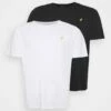 Pier One Hombre 2 PACK - Camiseta Básica - Black/white -Ofertas Pier One Tienda 0c50a62ca9cf47ce94e0567e09288e33