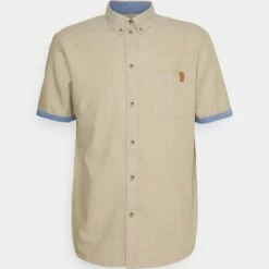 Pier One Camisa - Beige, Hombre