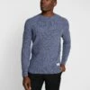 Pier One Hombre MULTICOLOUR HALF CARDIGAN JUMPER - Jersey De Punto - Mottled Blue -Ofertas Pier One Tienda 0e749c4566c34eb3817991011ba994c1