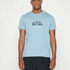 Pier One GRAPHIC T-SHIRT - Camiseta Estampada - Dark Blue, Hombre -Ofertas Pier One Tienda 0ea80b6dbaff49f380665610f1cb739f