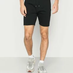 Pier One 2 PACK - Shorts - Black, Hombre -Ofertas Pier One Tienda 0f2bfb8578fb4b4f98259a4da1c0aa46