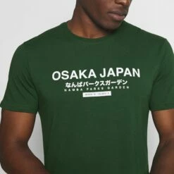 Pier One Hombre OSAKA TEE - Camiseta Estampada - Green -Ofertas Pier One Tienda 1020131a5f7a4e86b543150e8a18156a