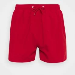 Pier One Hombre PEACHY SOFT BEACH SHORTS - Bañador - Red