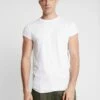 Pier One Hombre Camiseta Básica - White -Ofertas Pier One Tienda 1146b815100c4e49b95932a89a545329