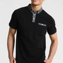 Pier One Hombre Polo - Black