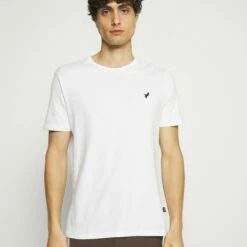 Pier One Hombre WITH BIRD STRAIGHT 5 PACK - Camiseta Básica - Light Grey - 101_white - 001_green - 602 -Ofertas Pier One Tienda 13608369697b4afca24b700e0996f349