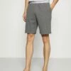 Pier One Hombre LOUNGE HENLEY SHORTS - Pantalón De Pijama - Mottled Dark Grey