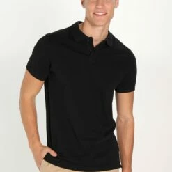 Ofertas Pier One Tienda 45 Pier One Hombre Polo - Black