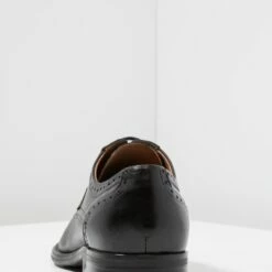 Pier One LEATHER - Zapatos Con Cordones - Black, Hombre -Ofertas Pier One Tienda 1ca4f41883c64b7893df85a445cd2ee1