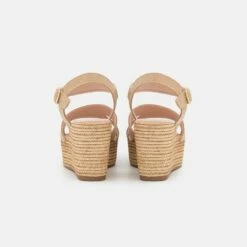 Pier One Mujer LEATHER - Sandalias Con Plataforma - Beige -Ofertas Pier One Tienda 1d556df26970436ab96de13f0ba9239d