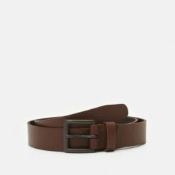 Pier One Hombre LEATHER - Cinturón - Cognac