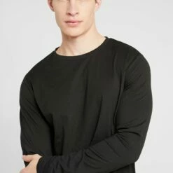 Pier One Camiseta De Manga Larga - Black, Hombre -Ofertas Pier One Tienda 1fbd132b4add4334bbab2e96e2f9f9f7