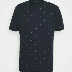 Pier One Hombre Camiseta Estampada - Dark Blue -Ofertas Pier One Tienda 22f84626d68941d8be44ad07e75a47fd