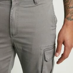 Pier One Pantalones Cargo - Grey, Hombre -Ofertas Pier One Tienda 23e76c0f49d9444ab8de480219f13356