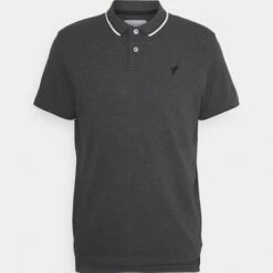 Pier One Hombre Polo - Mottled Dark Grey -Ofertas Pier One Tienda 262963cf91ad438ca609c128afd6df64