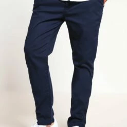 Pier One Hombre Pantalones Chinos - Dark Blue