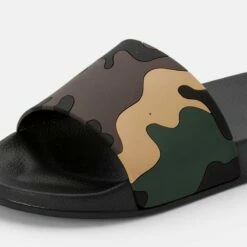 Pier One Unisexo UNISEX - Chanclas De Baño - Black Olive -Ofertas Pier One Tienda 2853a4386e324830a80942db80ab6ebc