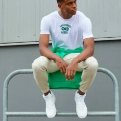 Pier One Hombre CALIFORNIA LEAGUE GRAPHIC T-SHIRT - Camiseta Estampada - White