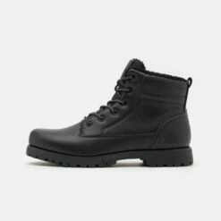 Pier One Hombre Botines Con Cordones - Black