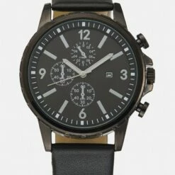Pier One UNISEX - Cronógrafo - Black, Unisexo