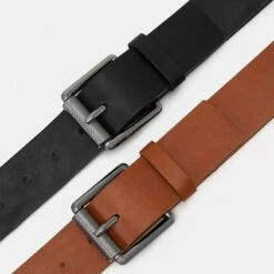 Pier One Unisexo 2 PACK - Cinturón - Black/cognac -Ofertas Pier One Tienda 2e126f1c81ea497db433161d81e92f80