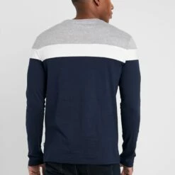 Pier One Camiseta De Manga Larga - Grey/dark Blue, Hombre -Ofertas Pier One Tienda 32643fc8e0d440239671362e82e2bb6f
