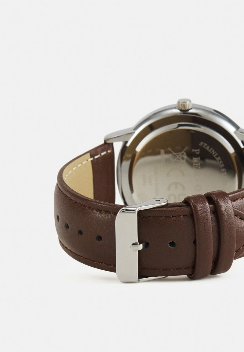 Pier One Unisexo Reloj - Brown/silvercoloured 4 Pier One Unisexo Reloj - Brown/silvercoloured - Imagen 2