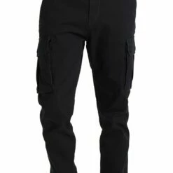 Pier One Hombre Pantalones Cargo - Black -Ofertas Pier One Tienda 3432277f4bf94e71956181ab1ee213e5