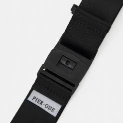 Pier One Unisexo UNISEX - Cinturón - Black -Ofertas Pier One Tienda 353004c82643456782a8ca1944c46aff