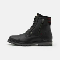 Pier One Hombre Botines Con Cordones - Black