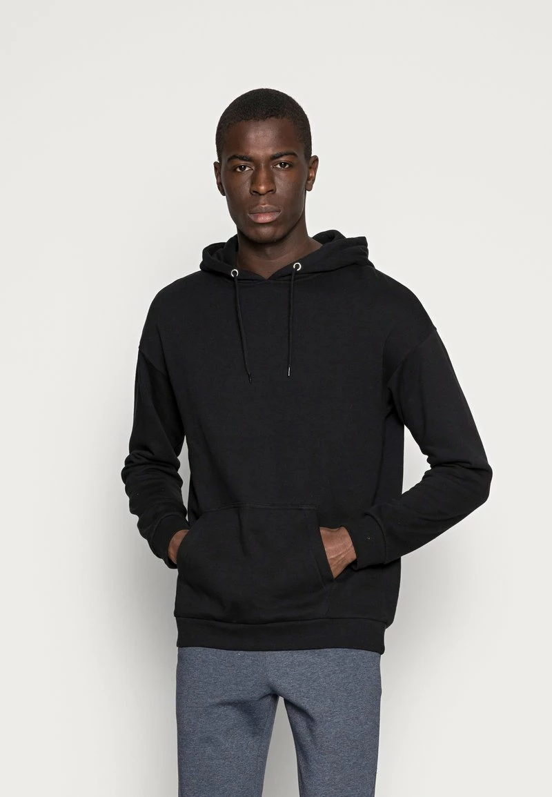 Pier One Hombre PLAIN SKATER HOODY - Jersey Con Capucha - Black 3 Pier One Hombre PLAIN SKATER HOODY - Jersey Con Capucha - Black