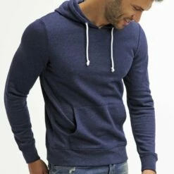 Pier One Hombre Jersey Con Capucha - Dark Blue Melange