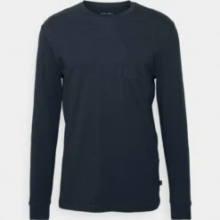 Pier One Camiseta De Manga Larga - Dark Blue, Hombre -Ofertas Pier One Tienda 3e237f768ebb48609a51fbbe47b269d9