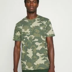 Pier One Hombre Camiseta Estampada - Dark Green