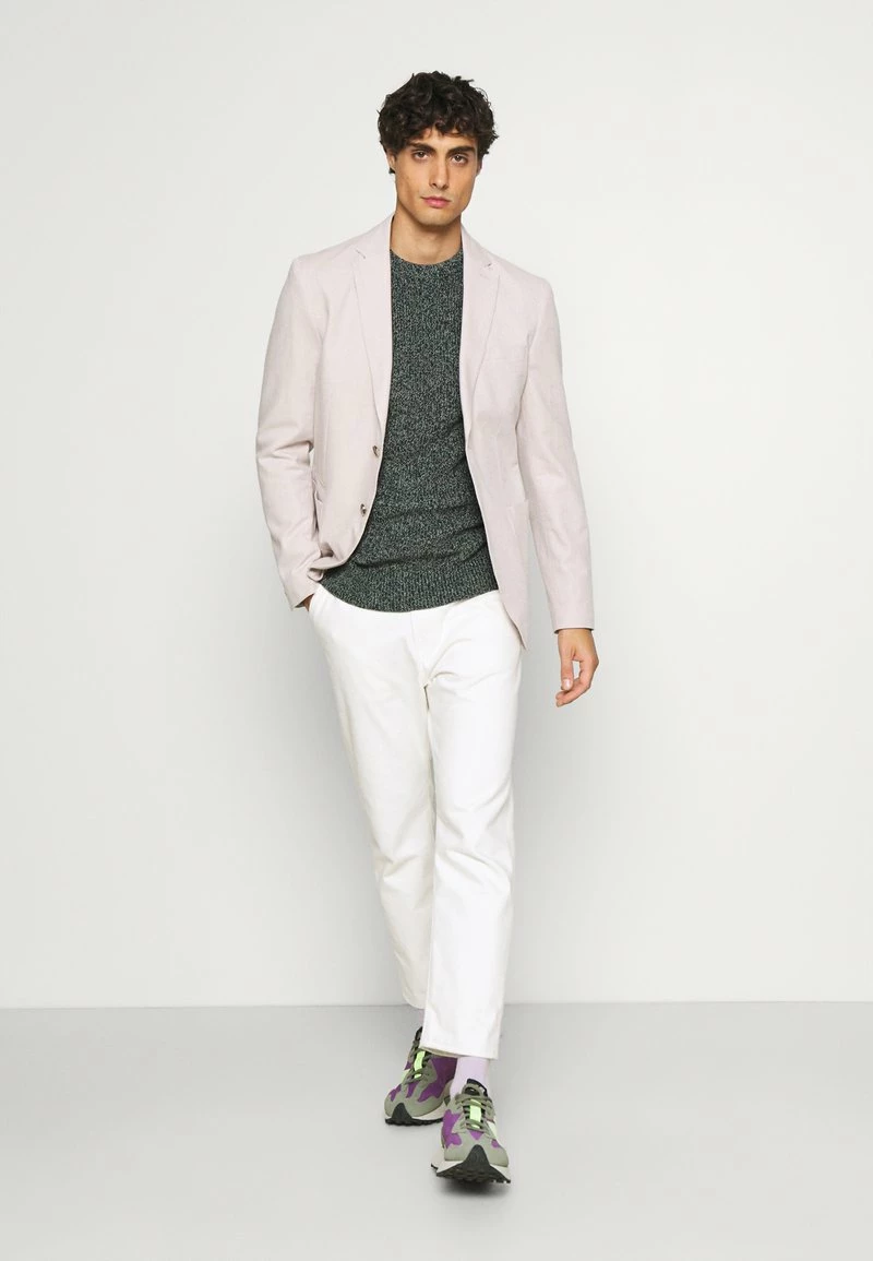 Pier One Hombre MULTICOLOUR HALF CARDIGAN JUMPER - Jersey De Punto - Dark Green 4 Pier One Hombre MULTICOLOUR HALF CARDIGAN JUMPER - Jersey De Punto - Dark Green - Imagen 2