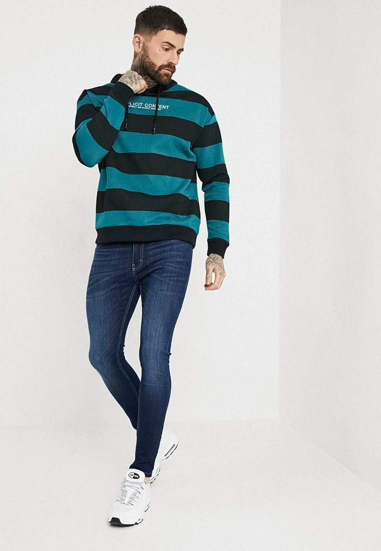 Pier One Hombre Vaqueros Pitillo - Dark-blue Denim 4 Pier One Hombre Vaqueros Pitillo - Dark-blue Denim - Imagen 2