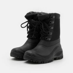 Pier One Unisexo UNISEX - Botas Para La Nieve - Black -Ofertas Pier One Tienda 41978c6e53304d7498bfffaa7ee1c1dd